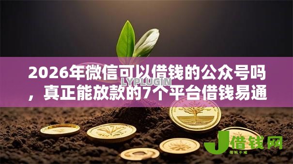 2026年微信可以借钱的公众号吗,真正能放款的7个平台借钱易通过不看征信推荐 2026年微信可以借钱的公众号吗,真正能放款的7个平台借钱易通过不看征信推荐