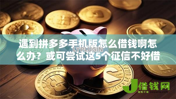 遇到拼多多手机版怎么借钱啊怎么办?或可尝试这5个征信不好借钱的平台 遇到拼多多手机版怎么借钱啊怎么办?或可尝试这5个征信不好借钱的平台