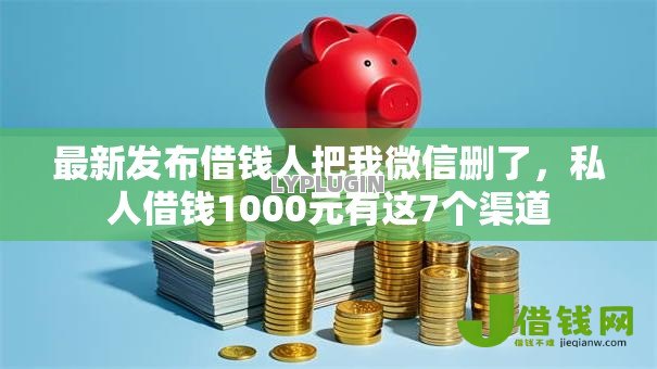 最新发布借钱人把我微信删了，私人借钱1000元有这7个渠道