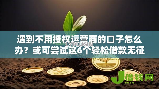 遇到不用授权运营商的口子怎么办?或可尝试这6个轻松借款无征信记录的平台 遇到不用授权运营商的口子怎么办?或可尝试这6个轻松借款无征信记录的平台