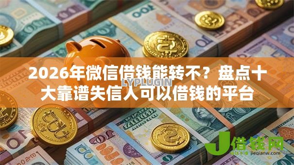 2026年微信借钱能转不？盘点十大靠谱失信人可以借钱的平台