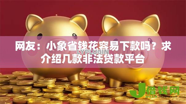 网友：小象省钱花容易下款吗？求介绍几款非法贷款平台