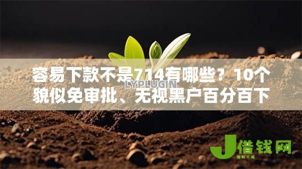 容易下款不是714有哪些?10个貌似免审批、无视黑户百分百下款平台合集 容易下款不是714有哪些?10个貌似免审批、无视黑户百分百下款平台合集