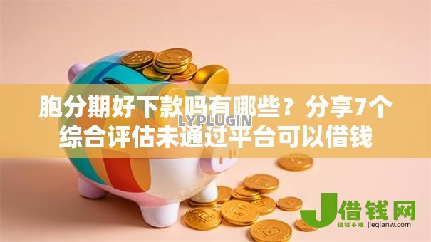 胞分期好下款吗有哪些?分享7个综合评估未通过平台可以借钱 胞分期好下款吗有哪些?分享7个综合评估未通过平台可以借钱