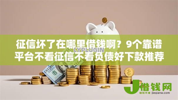 征信坏了在哪里借钱啊？9个靠谱平台不看征信不看负债好下款推荐