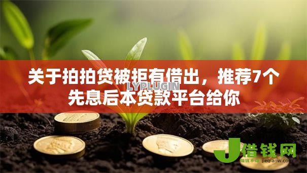 关于拍拍贷被拒有借出,推荐7个先息后本贷款平台给你 关于拍拍贷被拒有借出,推荐7个先息后本贷款平台给你