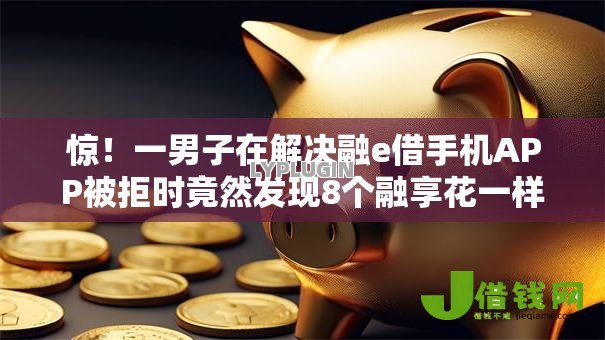 惊!一男子在解决融e借手机APP被拒时竟然发现8个融享花一样的平台,事后分享了出来 惊!一男子在解决融e借手机APP被拒时竟然发现8个融享花一样的平台,事后分享了出来