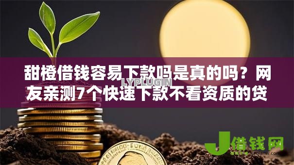 甜橙借钱容易下款吗是真的吗?网友亲测7个快速下款不看资质的贷款平台平台盘点 甜橙借钱容易下款吗是真的吗?网友亲测7个快速下款不看资质的贷款平台平台盘点