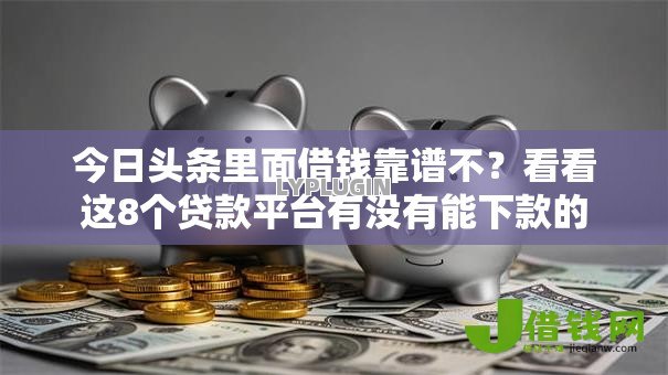 今日头条里面借钱靠谱不？看看这8个贷款平台有没有能下款的