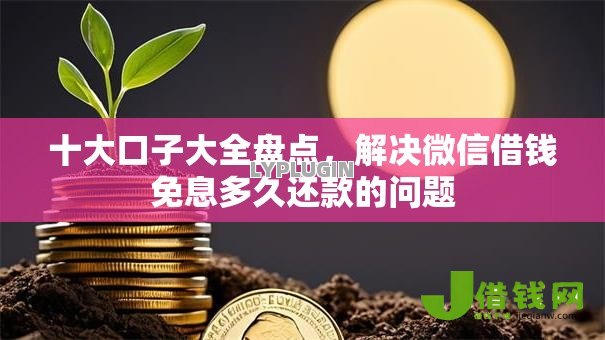十大口子大全盘点,解决微信借钱免息多久还款的问题 十大口子大全盘点,解决微信借钱免息多久还款的问题