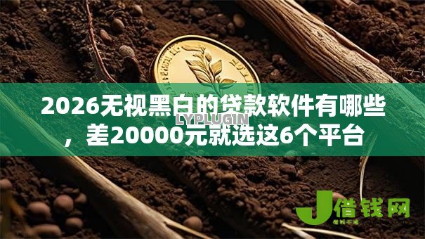 2026无视黑白的贷款软件有哪些,差20000元就选这6个平台 2026无视黑白的贷款软件有哪些,差20000元就选这6个平台