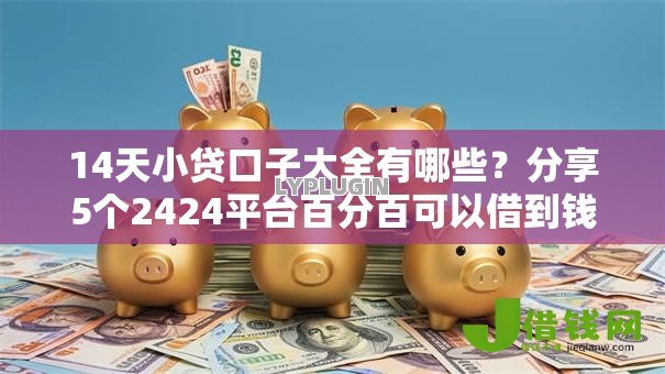14天小贷口子大全有哪些？分享5个2424平台百分百可以借到钱