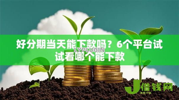 好分期当天能下款吗?6个平台试试看哪个能下款 好分期当天能下款吗?6个平台试试看哪个能下款
