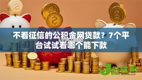 不看征信的公积金网贷款？7个平台试试看哪个能下款