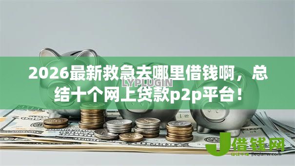 2026最新救急去哪里借钱啊,总结十个网上贷款p2p平台! 2026最新救急去哪里借钱啊,总结十个网上贷款p2p平台!