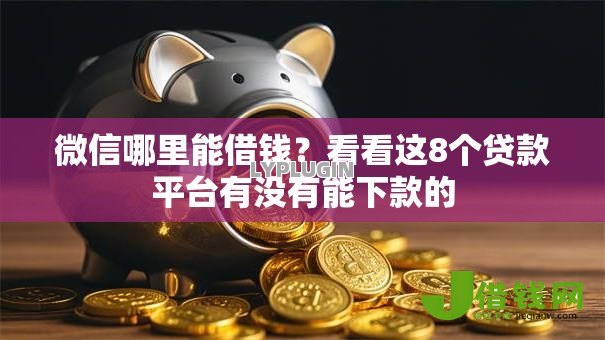 微信哪里能借钱?看看这8个贷款平台有没有能下款的 微信哪里能借钱?看看这8个贷款平台有没有能下款的