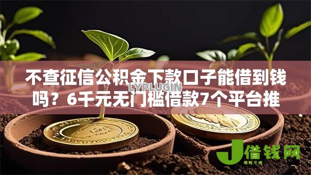 不查征信公积金下款口子能借到钱吗?6千元无门槛借款7个平台推荐 不查征信公积金下款口子能借到钱吗?6千元无门槛借款7个平台推荐