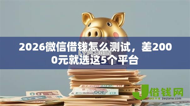 2026微信借钱怎么测试,差2000元就选这5个平台 2026微信借钱怎么测试,差2000元就选这5个平台