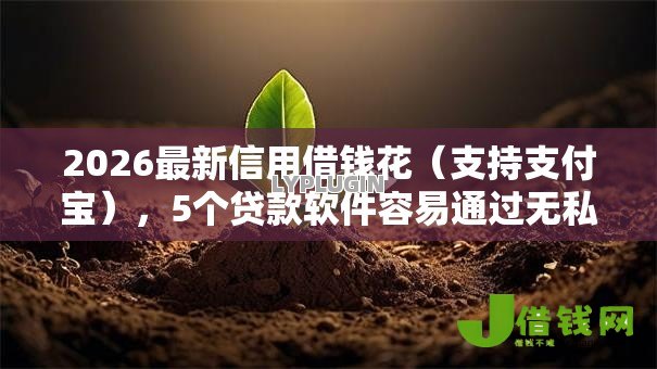 2026最新信用借钱花(支持支付宝),5个贷款软件容易通过无私分享 2026最新信用借钱花(支持支付宝),5个贷款软件容易通过无私分享