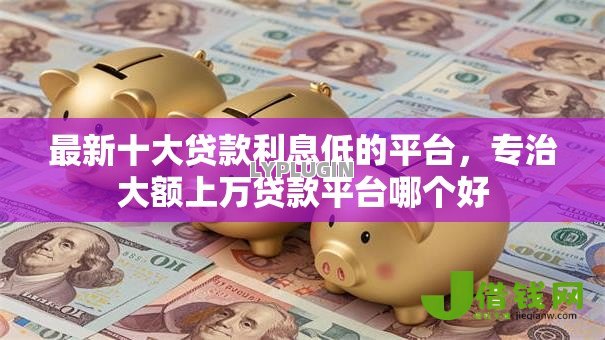 最新十大贷款利息低的平台，专治大额上万贷款平台哪个好