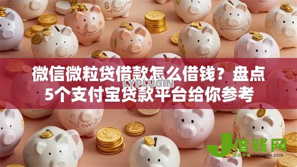 微信微粒贷借款怎么借钱？盘点5个支付宝贷款平台给你参考
