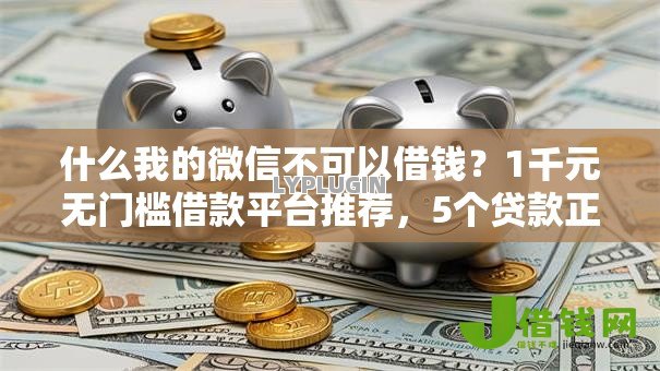 什么我的微信不可以借钱？1千元无门槛借款平台推荐，5个贷款正规的平台盘点