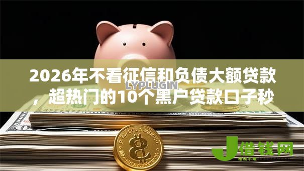 2026年不看征信和负债大额贷款,超热门的10个黑户贷款口子秒下的推荐 2026年不看征信和负债大额贷款,超热门的10个黑户贷款口子秒下的推荐