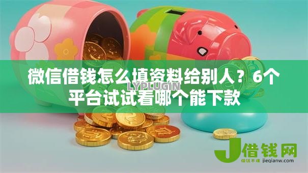 微信借钱怎么填资料给别人？6个平台试试看哪个能下款