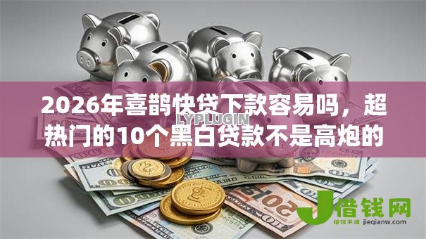 2026年喜鹊快贷下款容易吗，超热门的10个黑白贷款不是高炮的app推荐