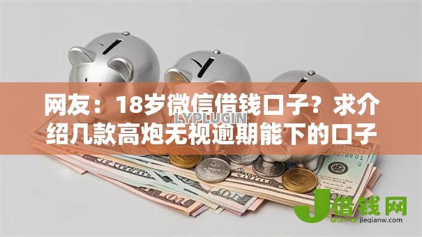 网友:18岁微信借钱口子?求介绍几款高炮无视逾期能下的口子 网友:18岁微信借钱口子?求介绍几款高炮无视逾期能下的口子