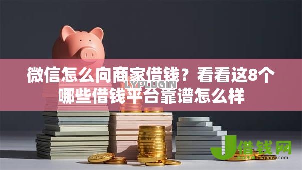 微信怎么向商家借钱？看看这8个哪些借钱平台靠谱怎么样