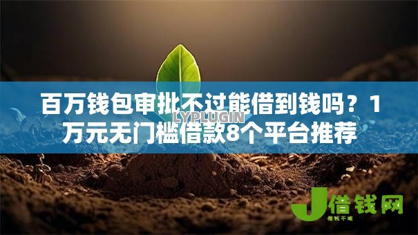 百万钱包审批不过能借到钱吗？1万元无门槛借款8个平台推荐
