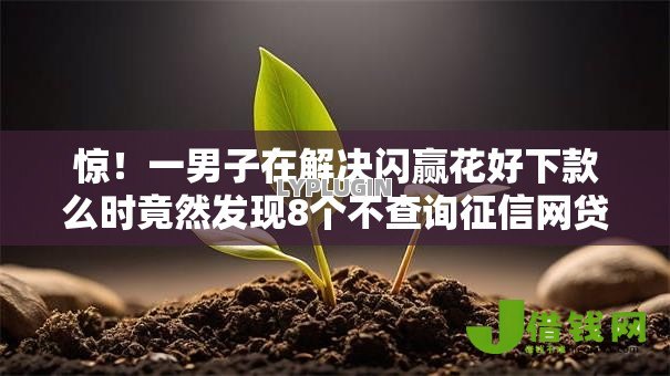 惊!一男子在解决闪赢花好下款么时竟然发现8个不查询征信网贷平台,事后分享了出来 惊!一男子在解决闪赢花好下款么时竟然发现8个不查询征信网贷平台,事后分享了出来