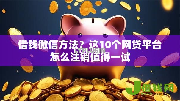借钱微信方法?这10个网贷平台怎么注销值得一试 借钱微信方法?这10个网贷平台怎么注销值得一试
