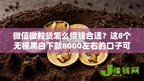 微信微粒贷怎么借钱合适?这8个无视黑白下款8000左右的口子可以试试 微信微粒贷怎么借钱合适?这8个无视黑白下款8000左右的口子可以试试
