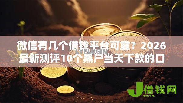 微信有几个借钱平台可靠?2026最新测评10个黑户当天下款的口子 微信有几个借钱平台可靠?2026最新测评10个黑户当天下款的口子