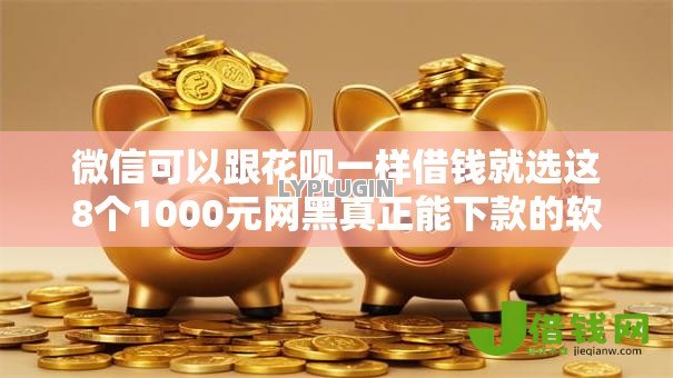 微信可以跟花呗一样借钱就选这8个1000元网黑真正能下款的软件