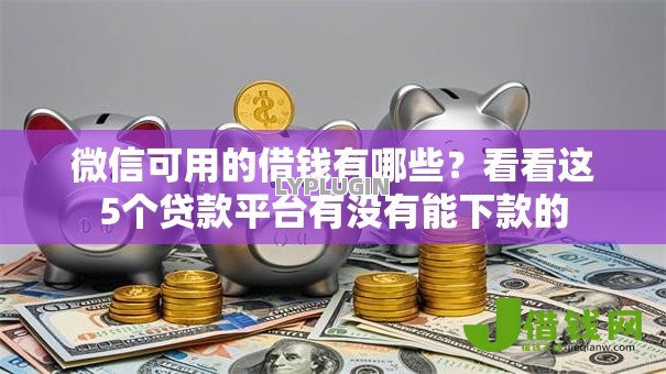 微信可用的借钱有哪些?看看这5个贷款平台有没有能下款的 微信可用的借钱有哪些?看看这5个贷款平台有没有能下款的