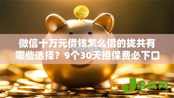 微信十万元借钱怎么借的拢共有哪些选择?9个30天担保费必下口子2025详解 微信十万元借钱怎么借的拢共有哪些选择?9个30天担保费必下口子2025详解
