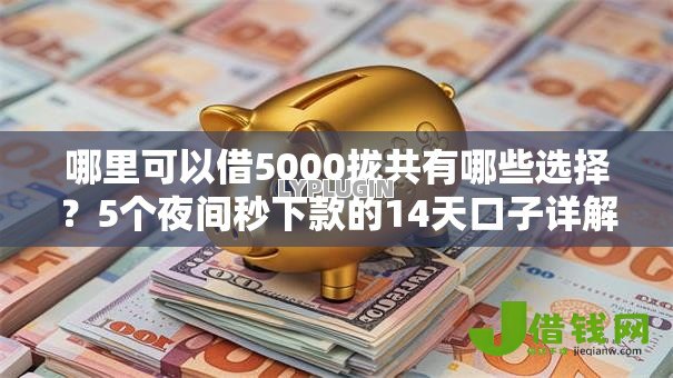哪里可以借5000拢共有哪些选择?5个夜间秒下款的14天口子详解 哪里可以借5000拢共有哪些选择?5个夜间秒下款的14天口子详解