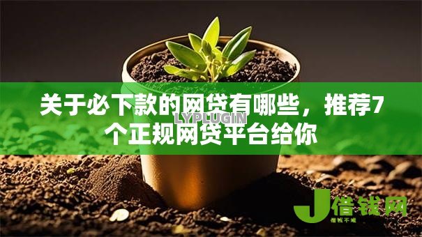 关于必下款的网贷有哪些，推荐7个正规网贷平台给你