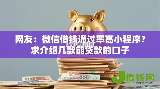 网友:微信借钱通过率高小程序?求介绍几款能贷款的口子 网友:微信借钱通过率高小程序?求介绍几款能贷款的口子