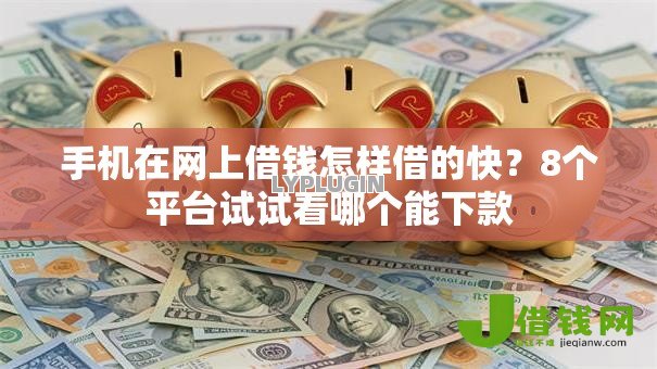 手机在网上借钱怎样借的快？8个平台试试看哪个能下款