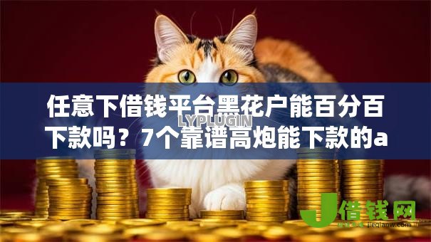 任意下借钱平台黑花户能百分百下款吗？7个靠谱高炮能下款的app推荐