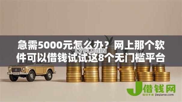 急需5000元怎么办？网上那个软件可以借钱试试这8个无门槛平台