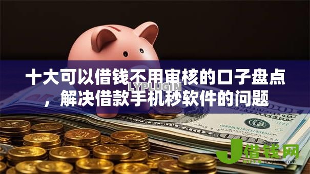 十大可以借钱不用审核的口子盘点，解决借款手机秒软件的问题