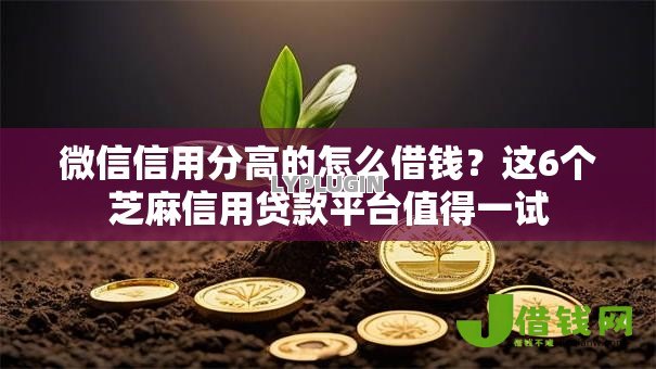 微信信用分高的怎么借钱？这6个芝麻信用贷款平台值得一试