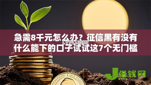 急需8千元怎么办?征信黑有没有什么能下的口子试试这7个无门槛平台 急需8千元怎么办?征信黑有没有什么能下的口子试试这7个无门槛平台