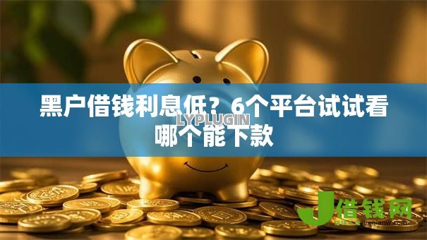黑户借钱利息低？6个平台试试看哪个能下款