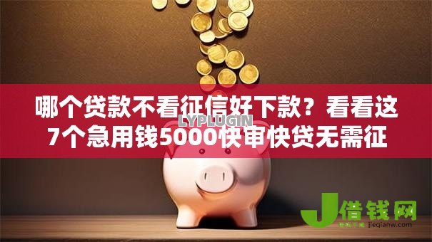 哪个贷款不看征信好下款?看看这7个急用钱5000快审快贷无需征信软件怎么样 哪个贷款不看征信好下款?看看这7个急用钱5000快审快贷无需征信软件怎么样